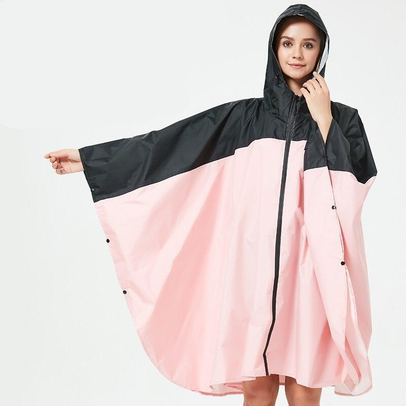Poncho pluie Femme Rose & Noir - Rose & Noir