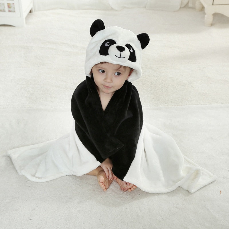 Cape de Bain Bebe Panda Poncho Shop