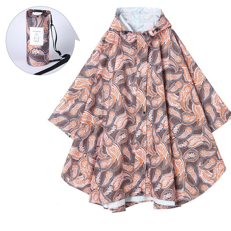 Poncho Pluie Femme Paisley - Paisley