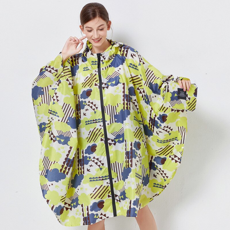 Poncho Pluie Femme - Jaune