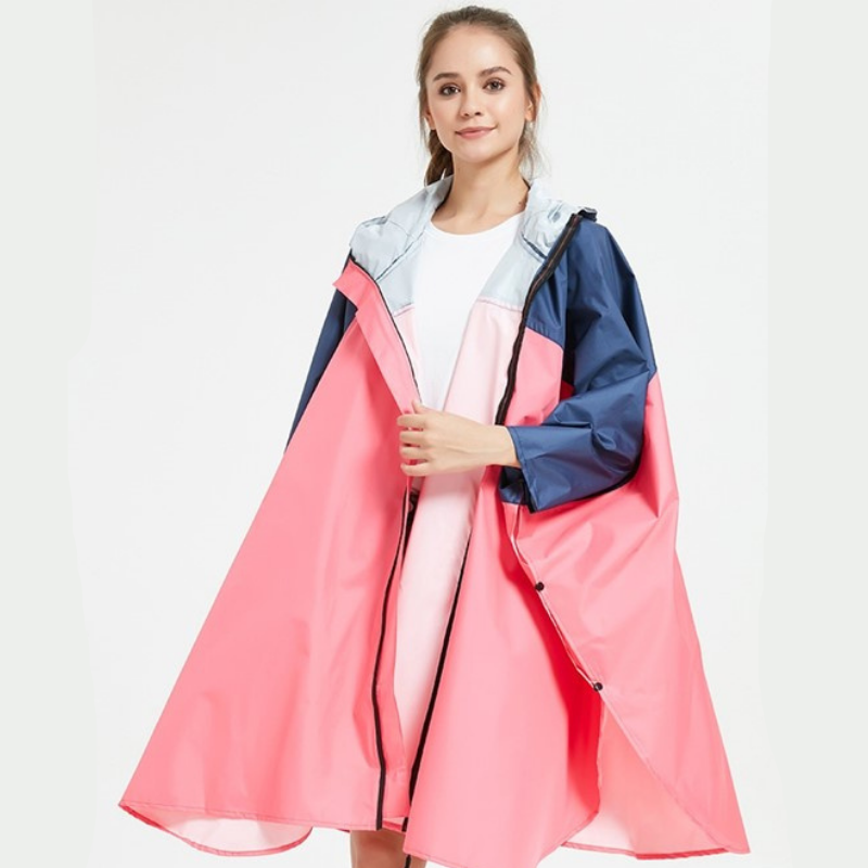Poncho pluie Femme Rose & Bleu - Rose & Bleu