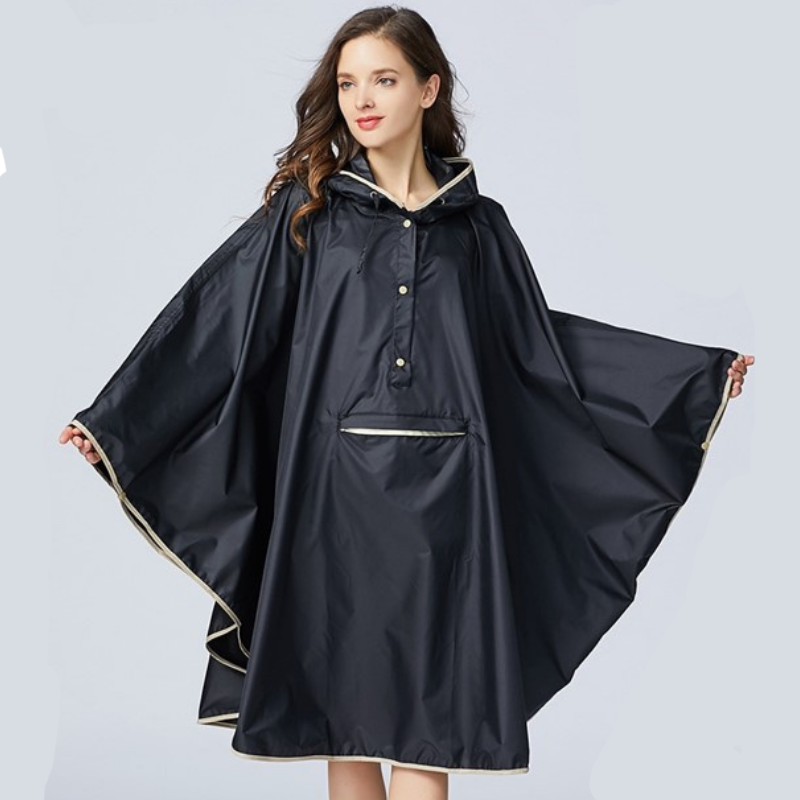 Cape de Pluie Noire - Noir