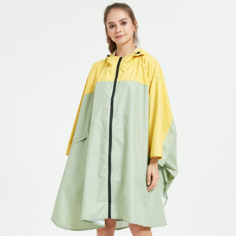 Poncho pluie Femme Jaune & Vert - Jaune & Vert