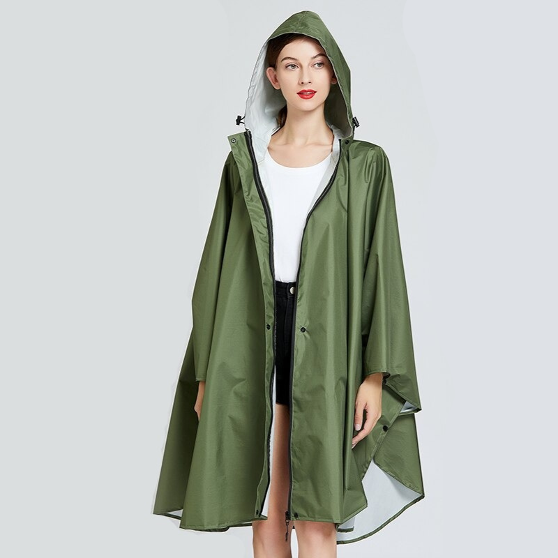 Poncho Pluie Vert Militaire - Vert Militaire