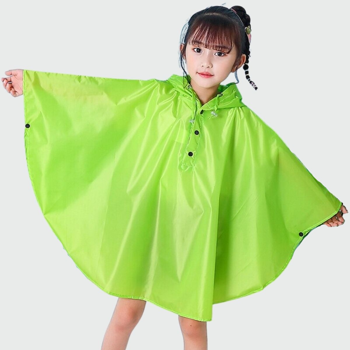 Poncho Pluie Enfant Vert