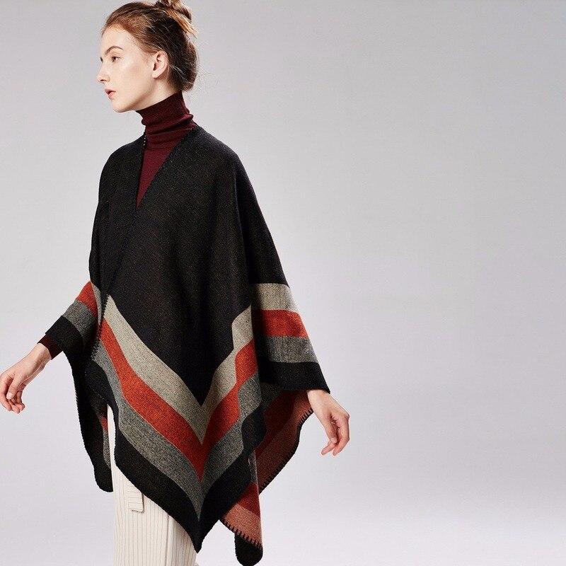 Poncho Cape Hiver Femme