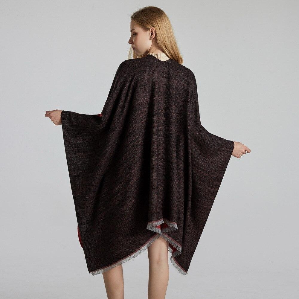 Poncho Femme Fleurs
