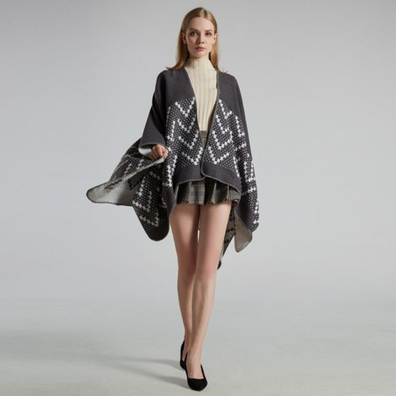 Poncho Femme Elégance