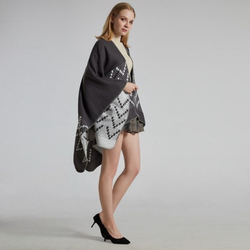 Poncho Femme Elégance