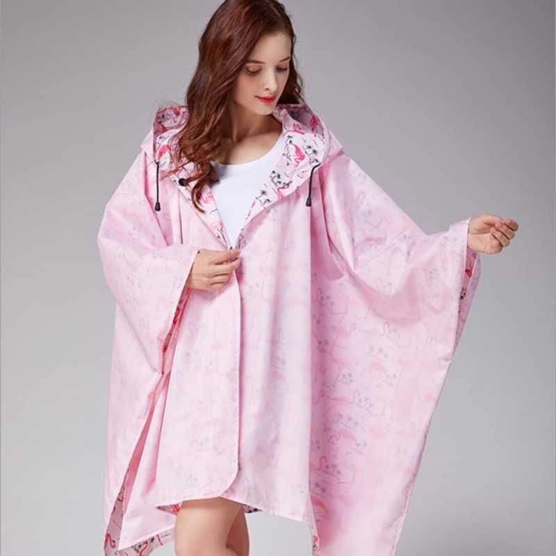 Poncho Pluie Flamands Roses - Flamands roses