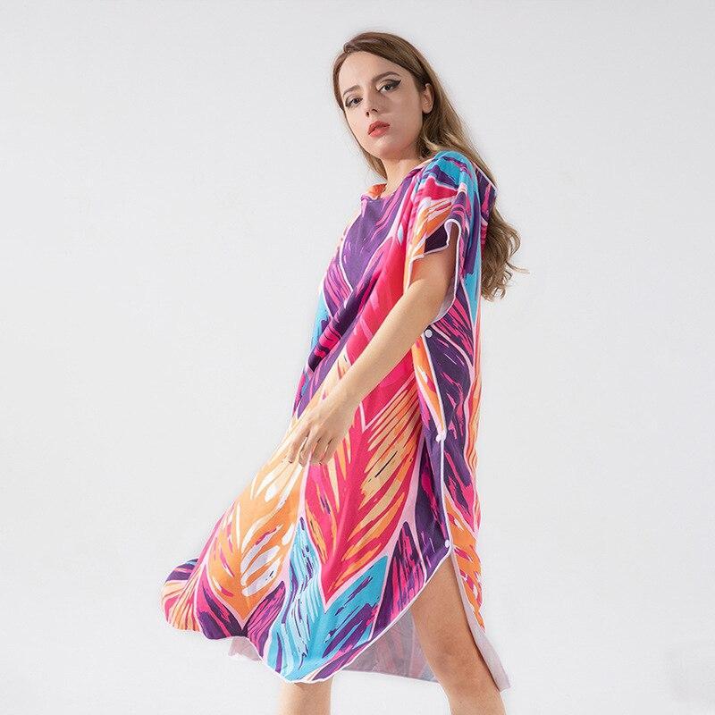 Poncho Bain Multicolore - Multicolore
