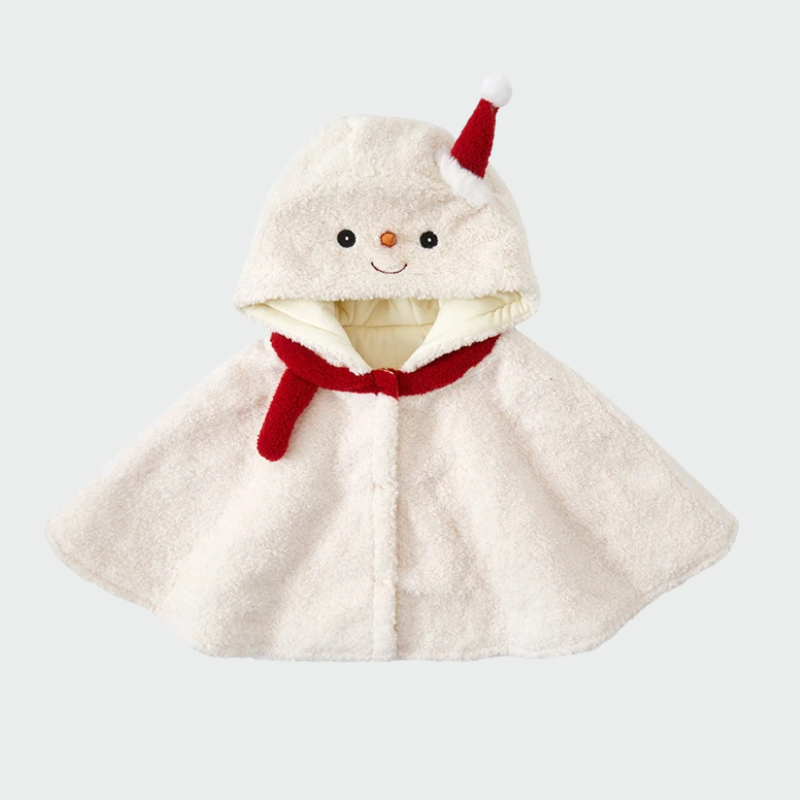 Poncho Bébé Bonhomme de Neige - Bonhomme de Neige / 1 à