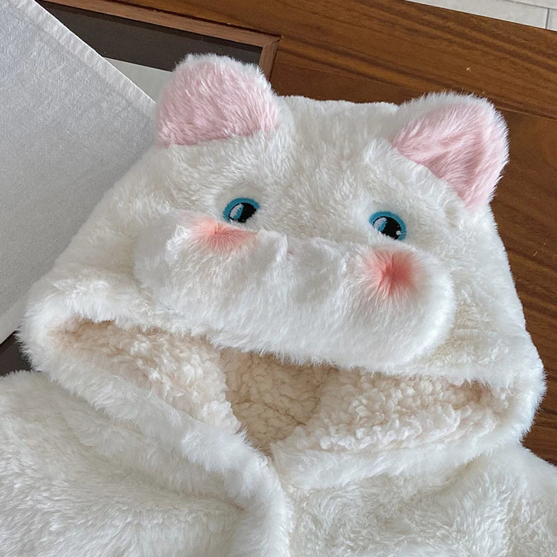 Poncho Bébé Confort - blanc / 0-3 ans