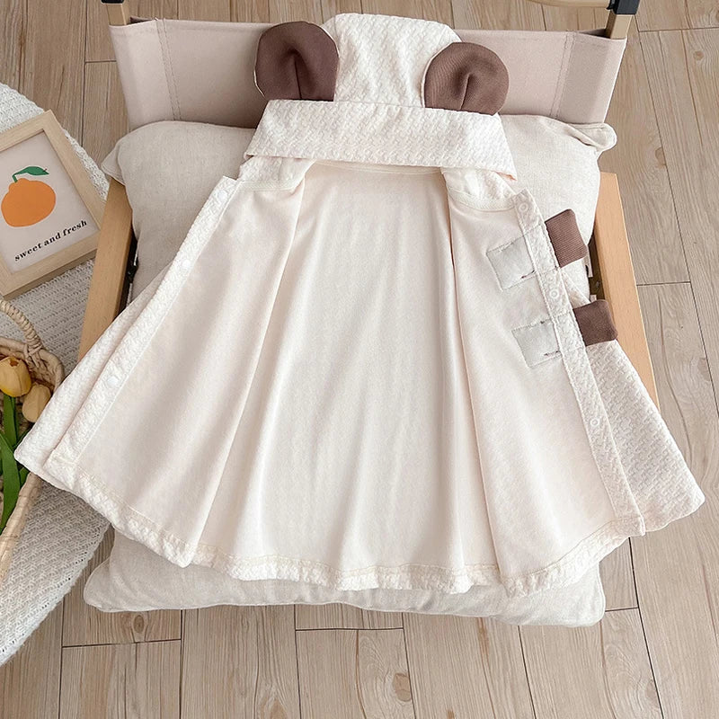 Poncho Bébé Ours Mignon 2 ans