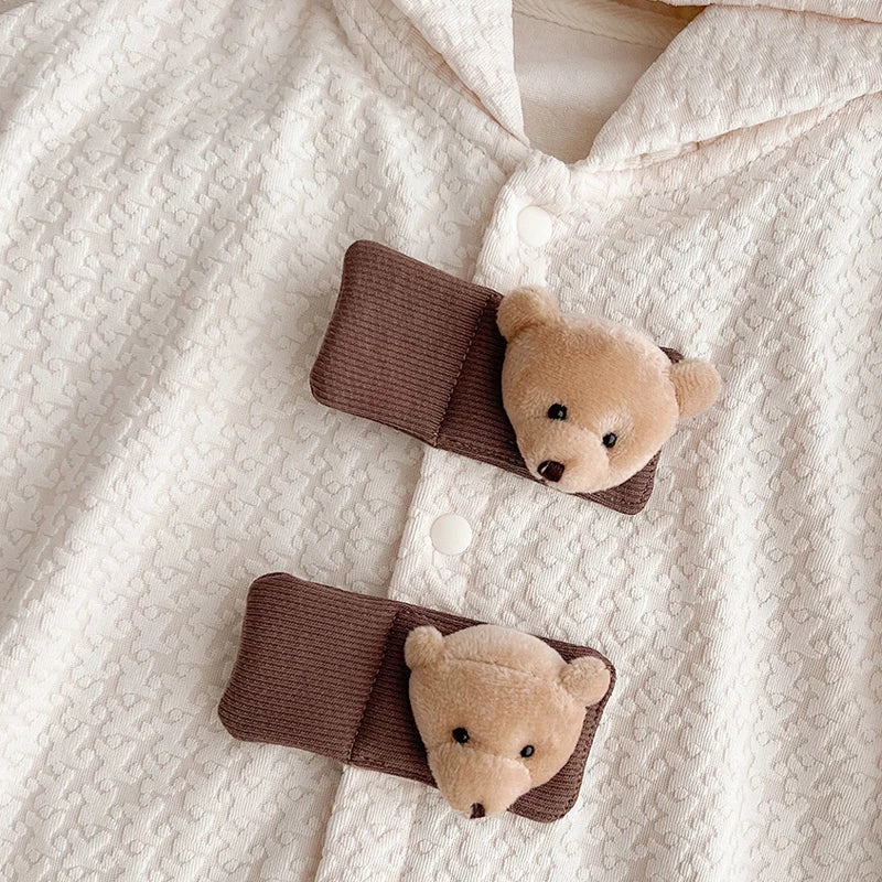 Poncho Bébé Ours Mignon 2 ans