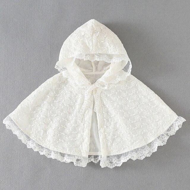 Poncho Blanc Bébé - Blanc / 6M