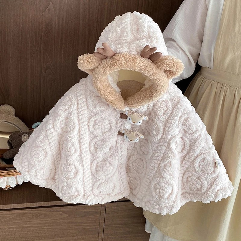 Poncho Chaud bébé - Beige / 0-3 ans