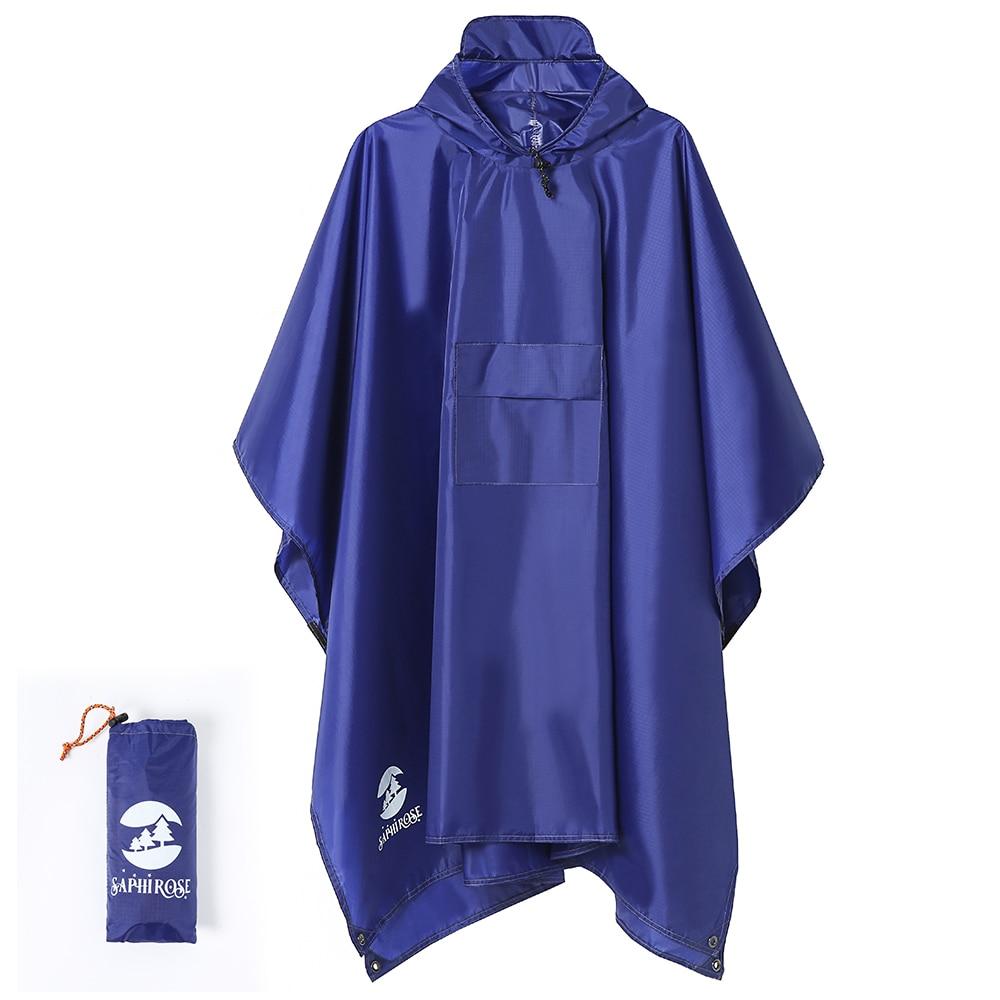 Poncho de Pluie Bleu - Bleu