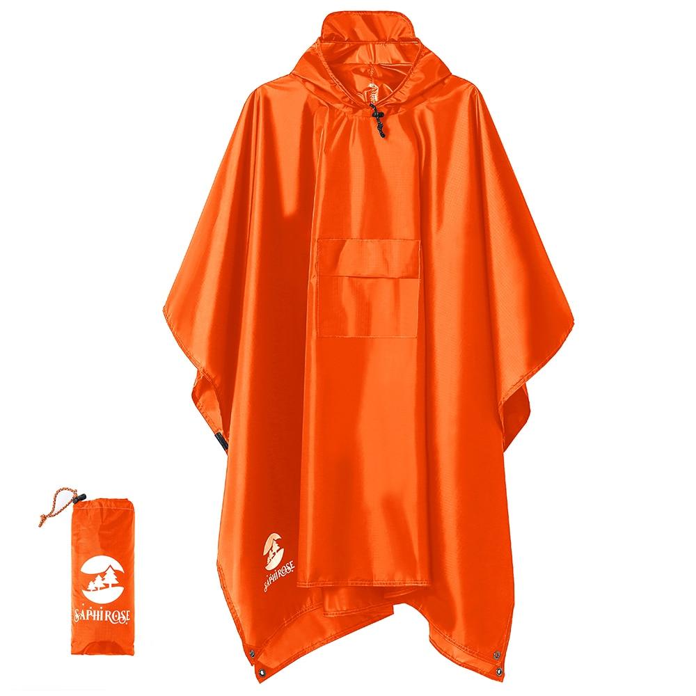 Poncho de Pluie Orange - Orange