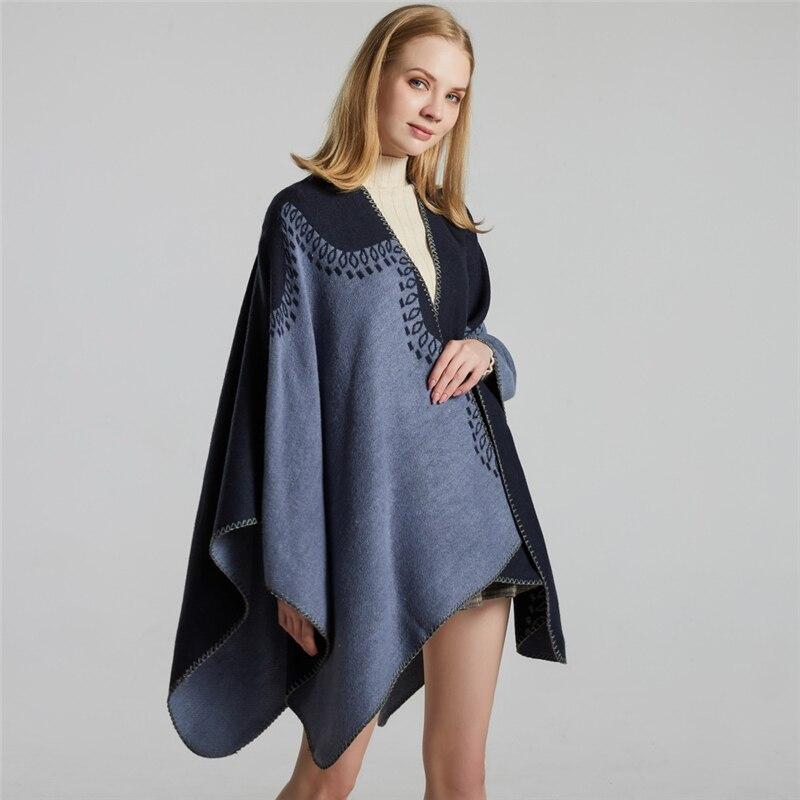 Poncho Doux Femme