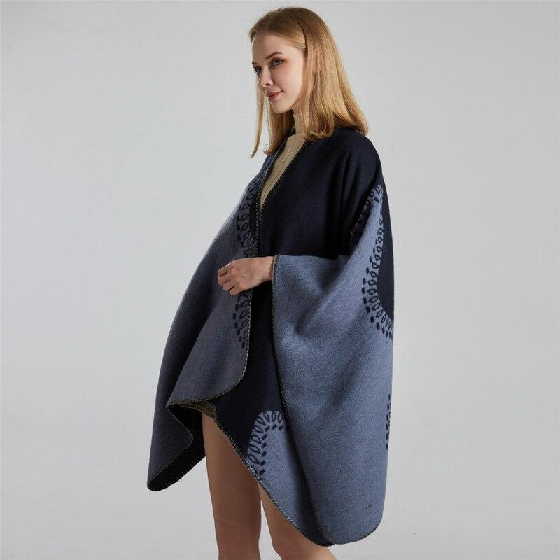 Poncho Doux Femme