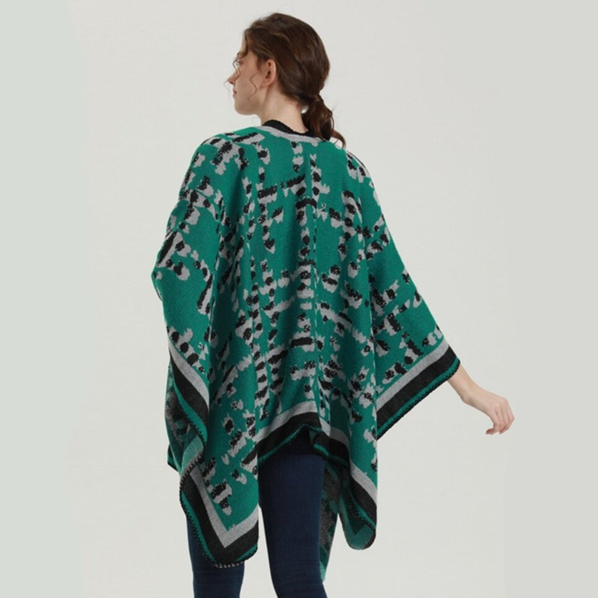 Poncho Femme Vintage