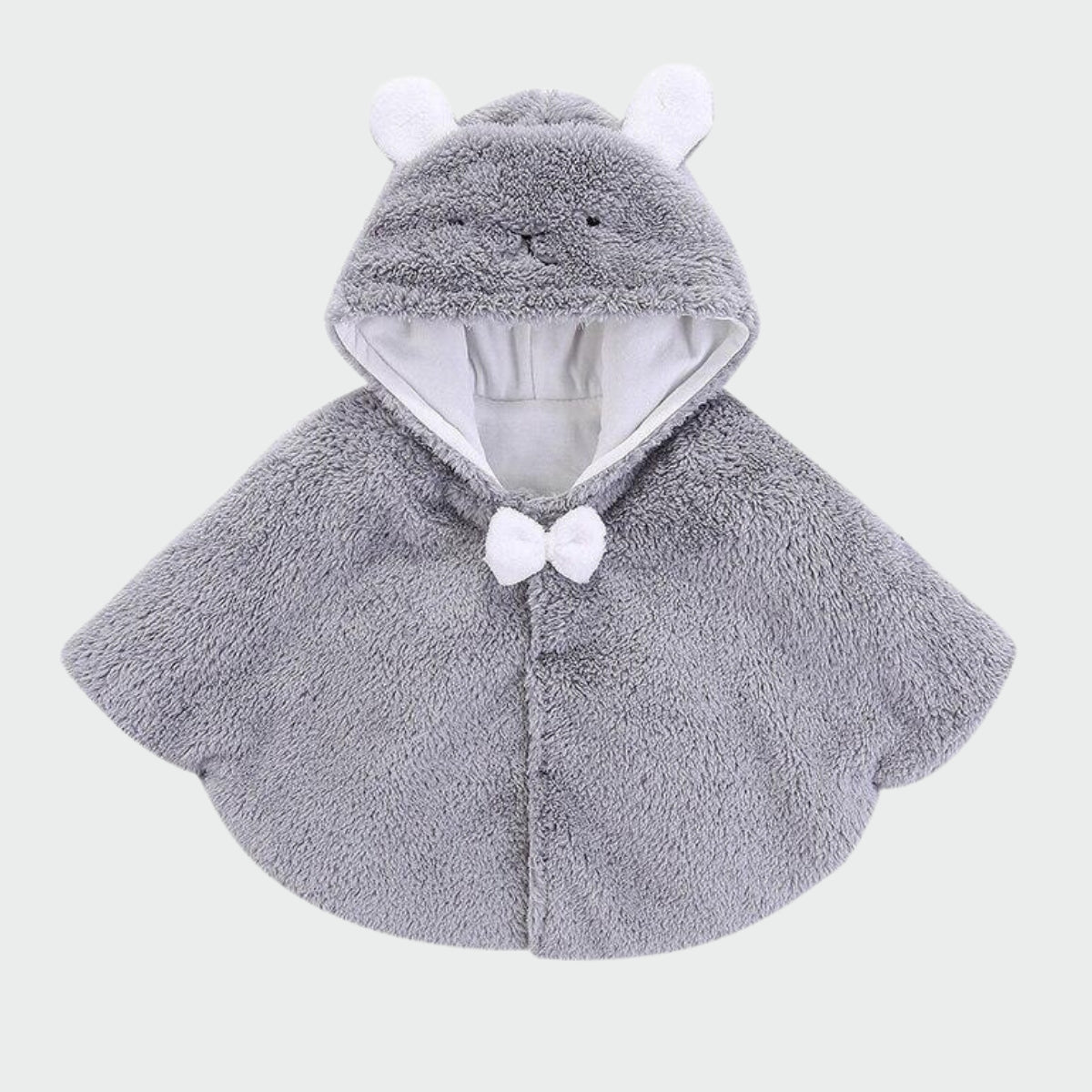 Poncho Enfant Chaud - Gris / 12-24 mois
