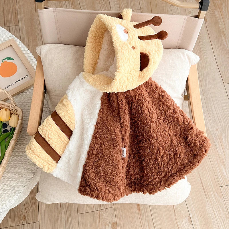 Poncho Enfant Girafe - 0-3 ans