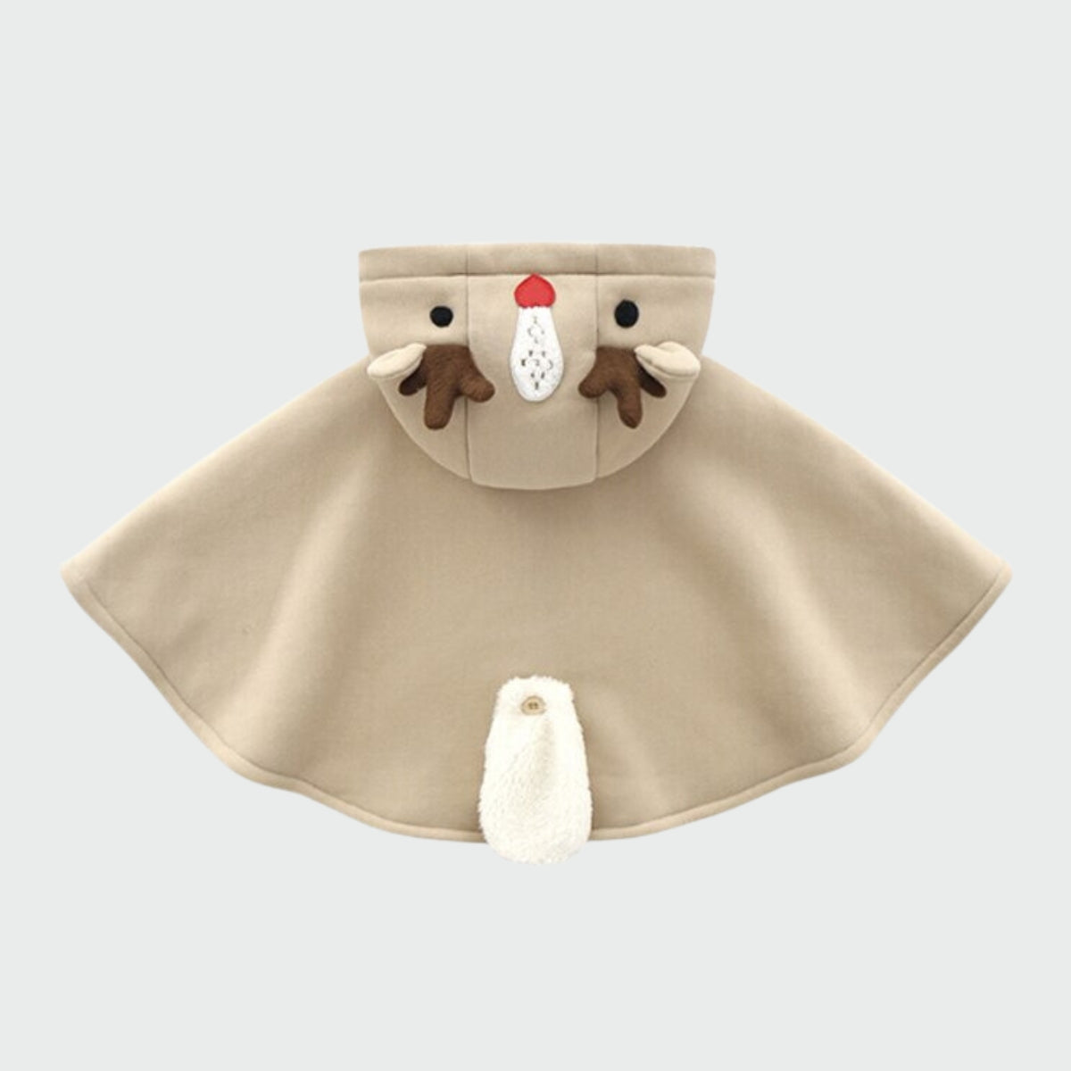 Poncho Enfant Renne Noël