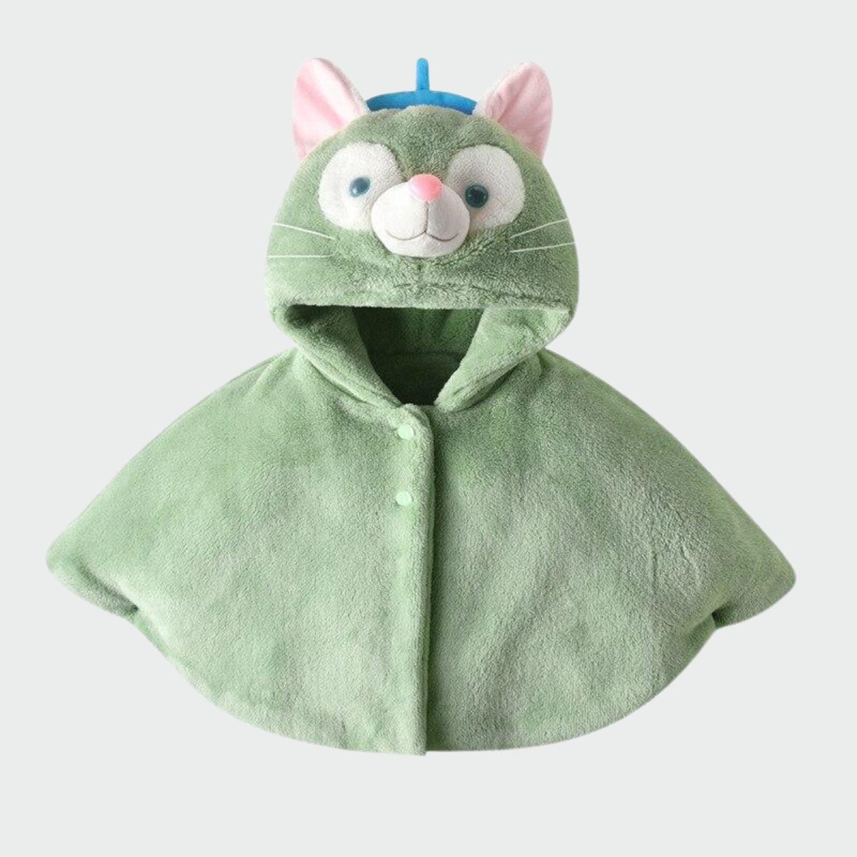 Poncho Enfant Souris Verte - vert