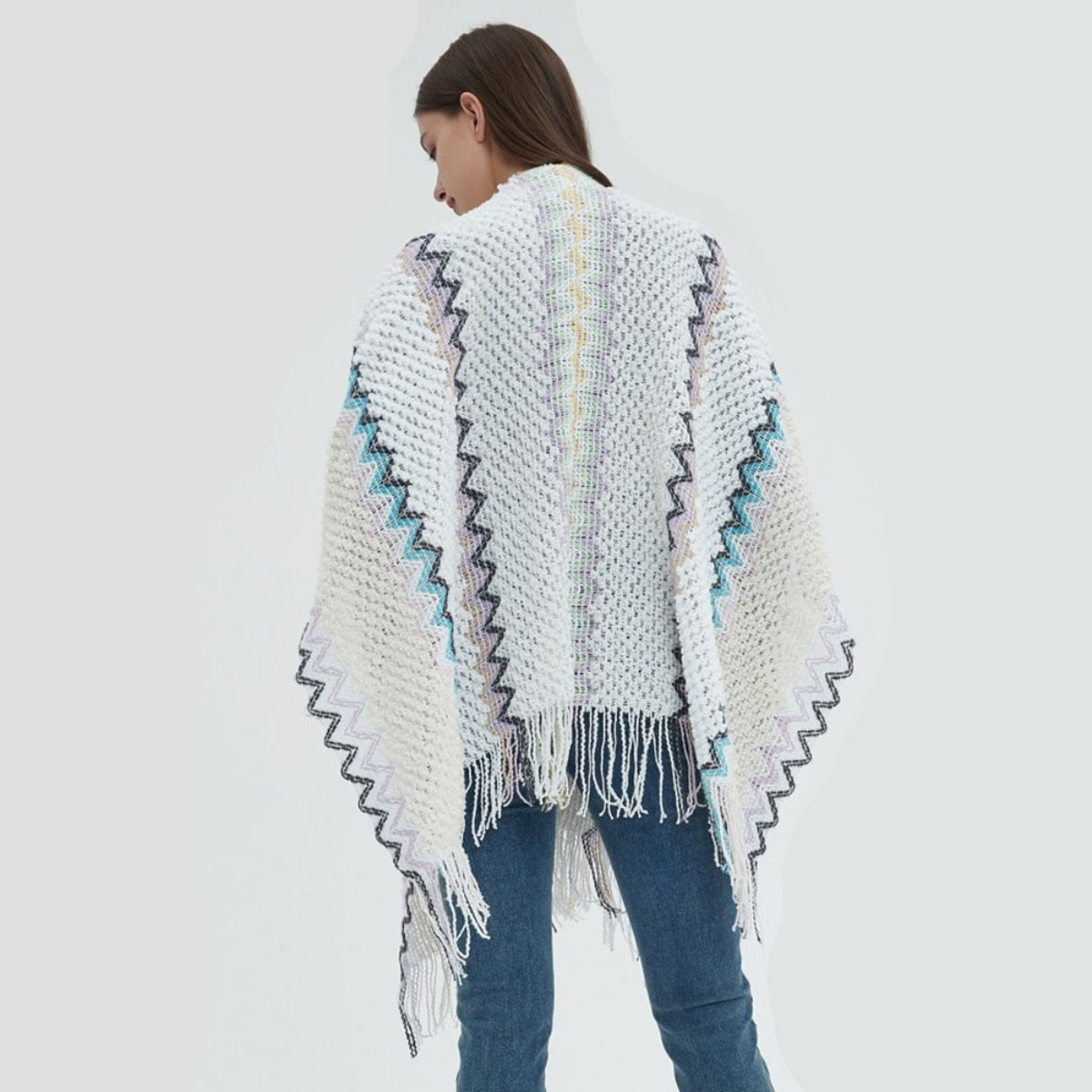 Poncho Femme Ethnique