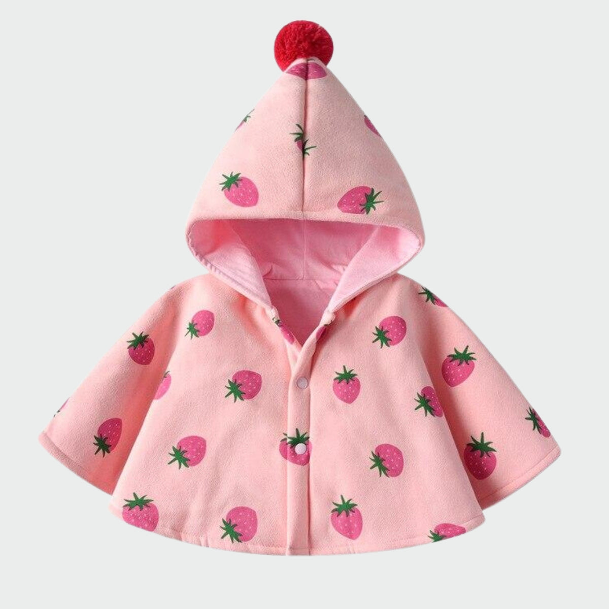 Poncho Fille Rose Fraise - Rose / 18-24 mois