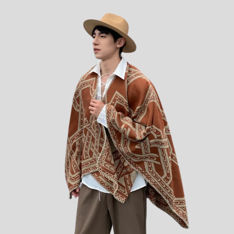 Poncho Homme Chaud