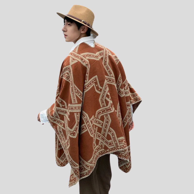 Poncho Homme Chaud