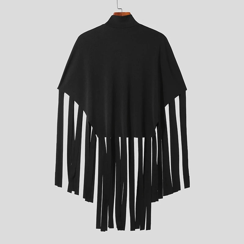 Poncho Homme Franges