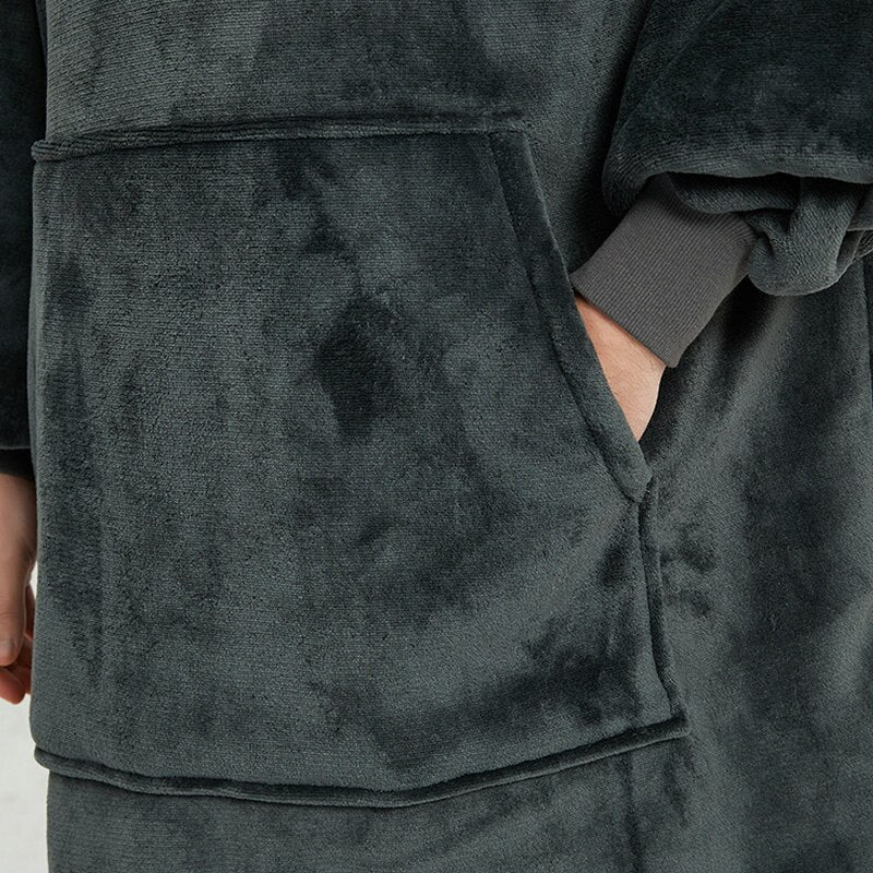 Poncho Homme Polaire