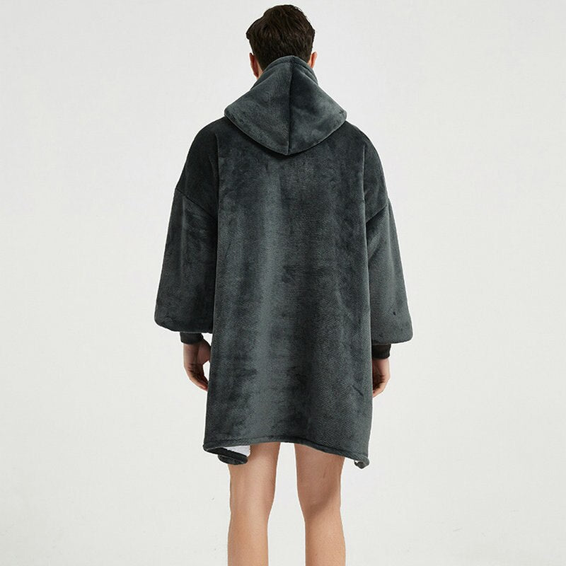 Poncho Homme Polaire