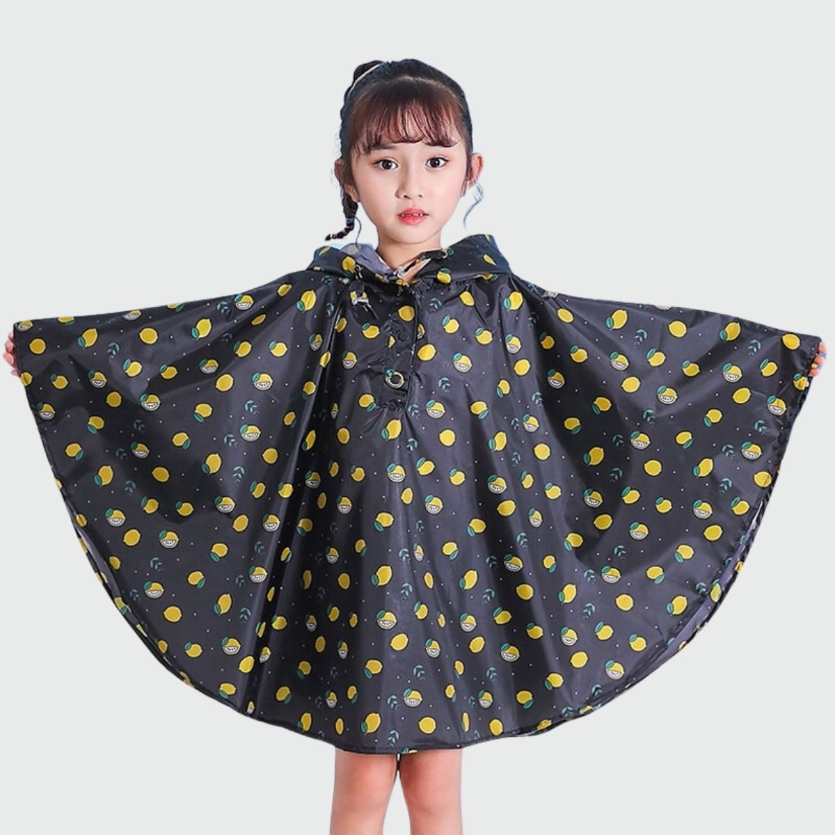 Poncho Pluie Enfant Citron - citron / S