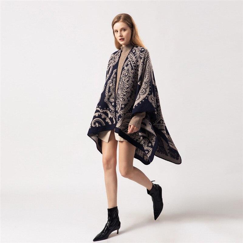 Poncho Femme Motifs Indiens