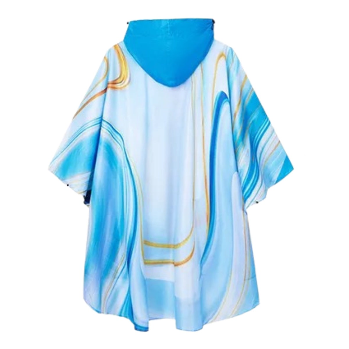 Poncho Pluie Femme Bleu & Doré - bleu & doré / unique