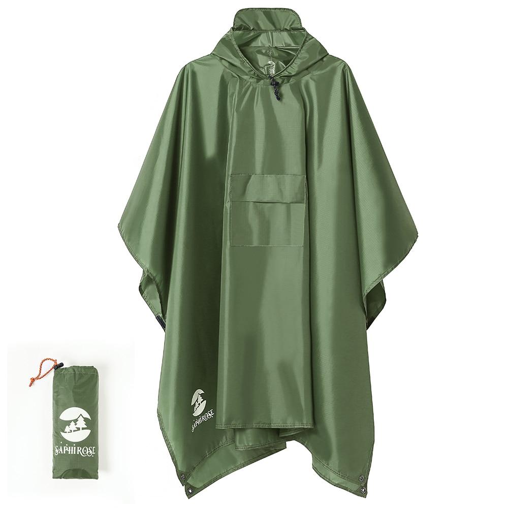Poncho Homme Pluie - Vert