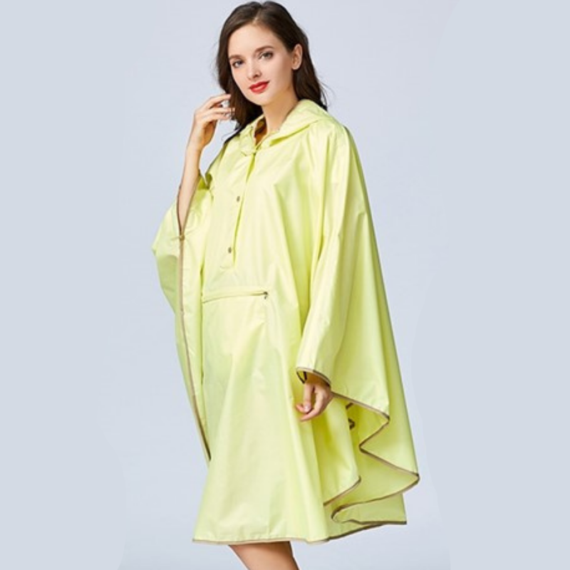 Poncho Pluie Jaune - Jaune