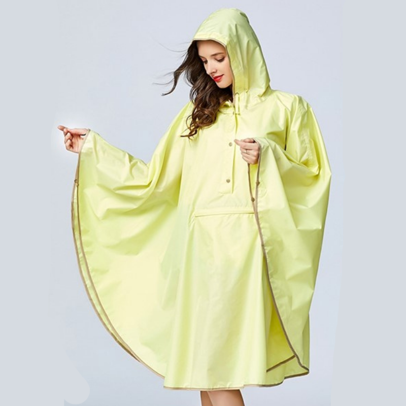 Poncho Pluie Jaune - Jaune