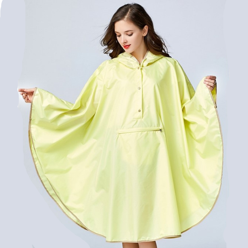 Poncho Pluie Jaune - Jaune
