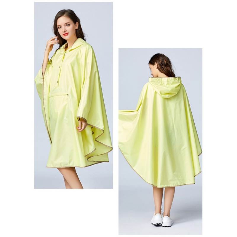 Poncho Pluie Jaune - Jaune