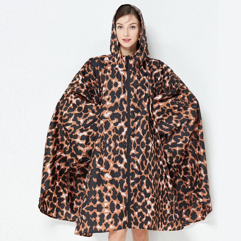 Poncho Pluie Léopard