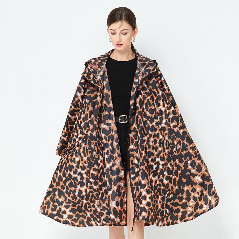 Poncho Pluie Léopard