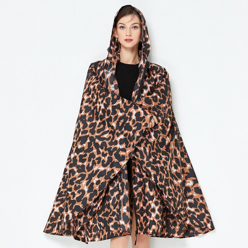 Poncho Pluie Léopard