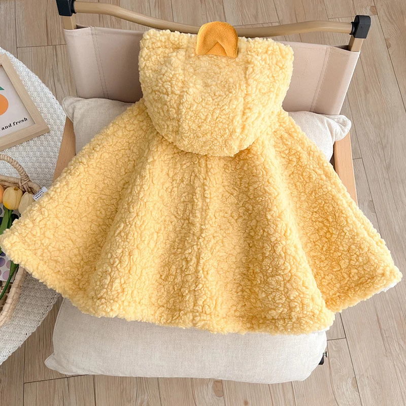Poncho Polaire Bébé canard / 3 ans