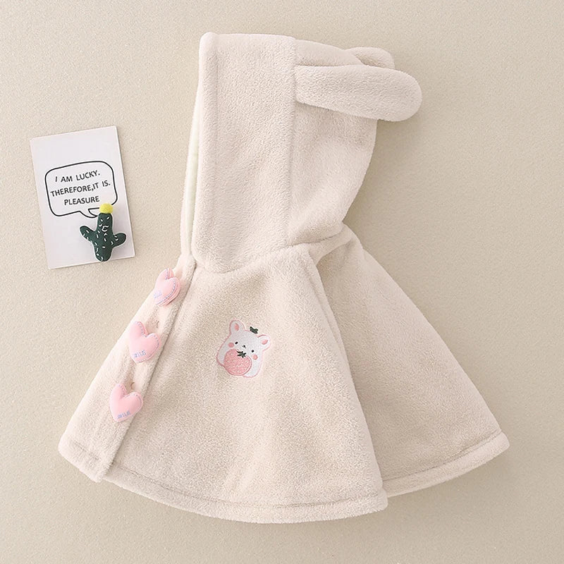 Poncho Polaire Fille